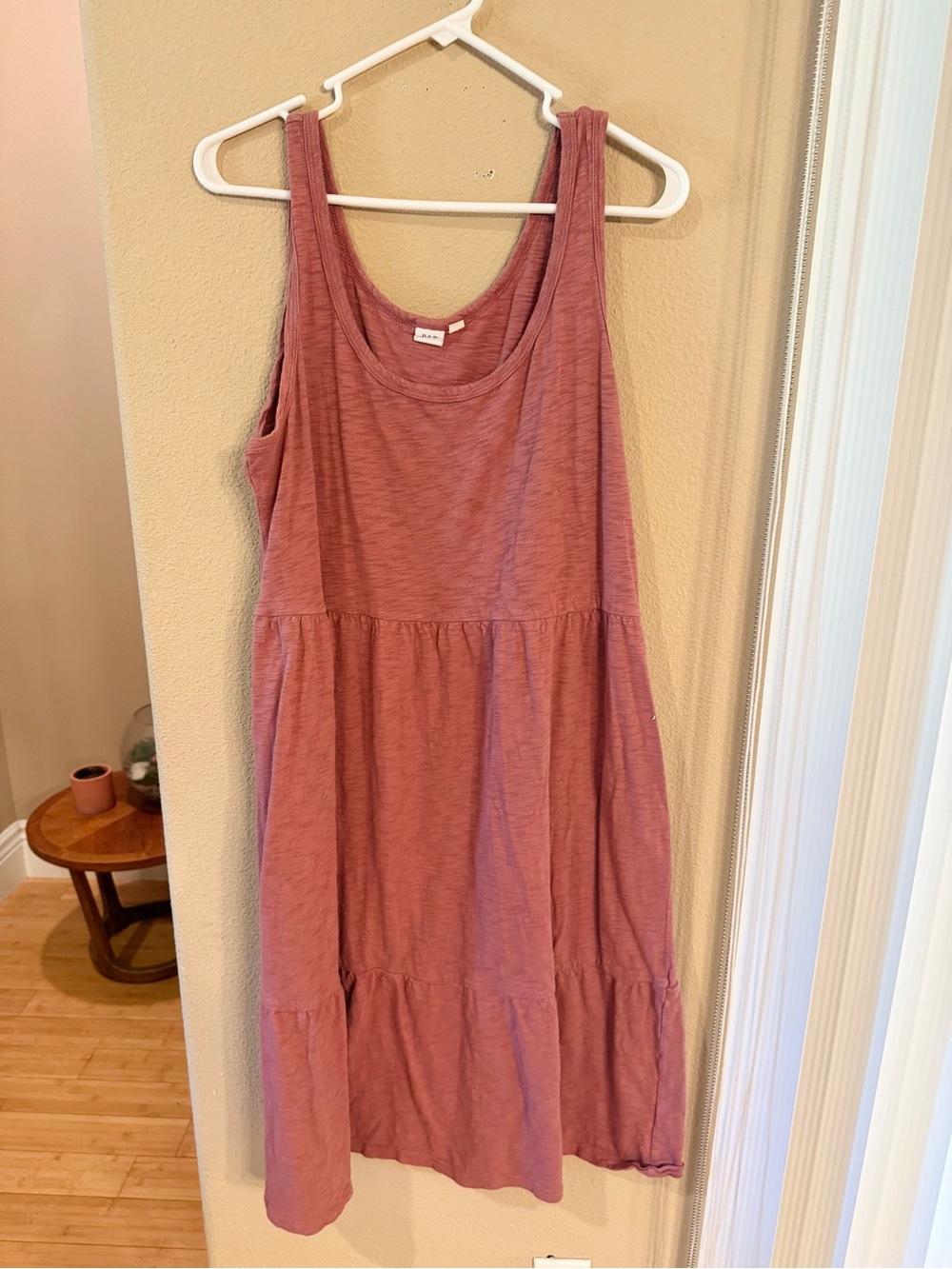 The Gap Sleeveless Tiered Tank Dress - Dusty Rose